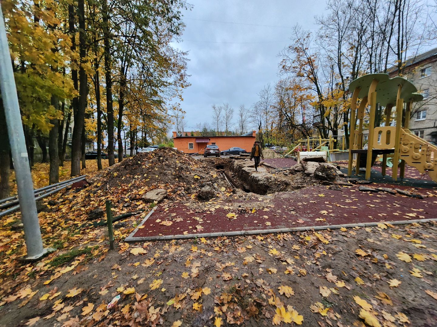 Чехов, улица Чехова, ремонт тепловых сетей, устранение аварии, теплоснабжение, пуск отопления, глава округа михаил собакин,