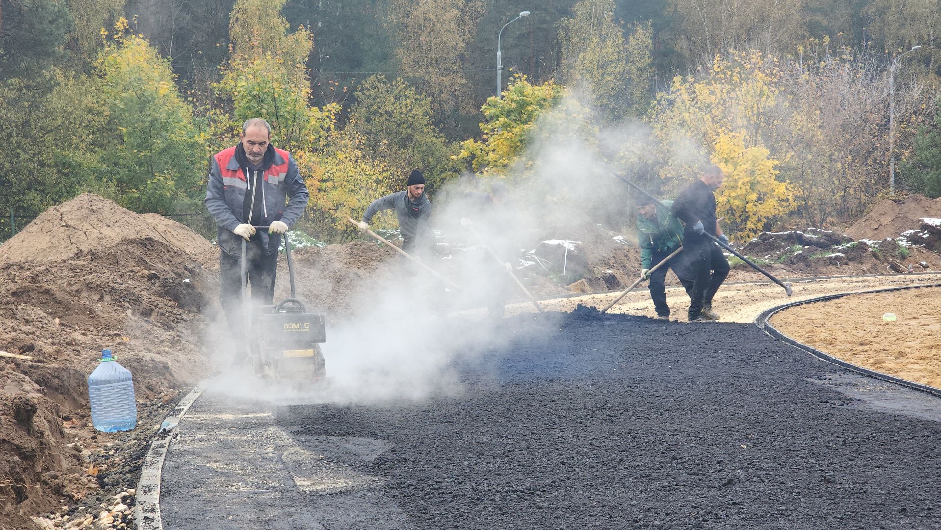 строительство, спорт, стадион, Лосино-Петровский,