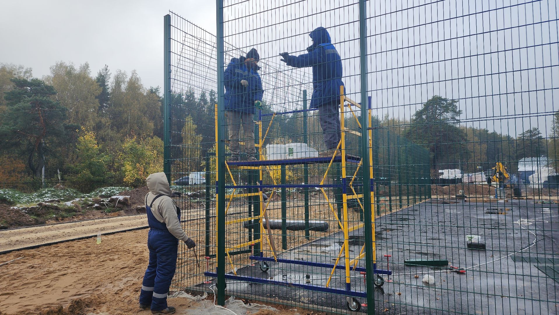 строительство, спорт, стадион, Лосино-Петровский,