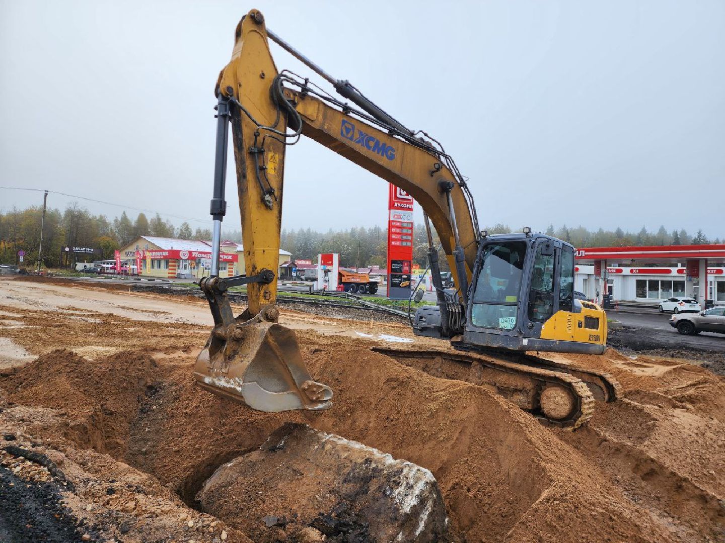 руза, рузский городской округ, подмосковье, минское шоссе, трасса м-1 беларусь, реконструкция шоссе, дороги, подземный переход, расширение дороги, дорожники,