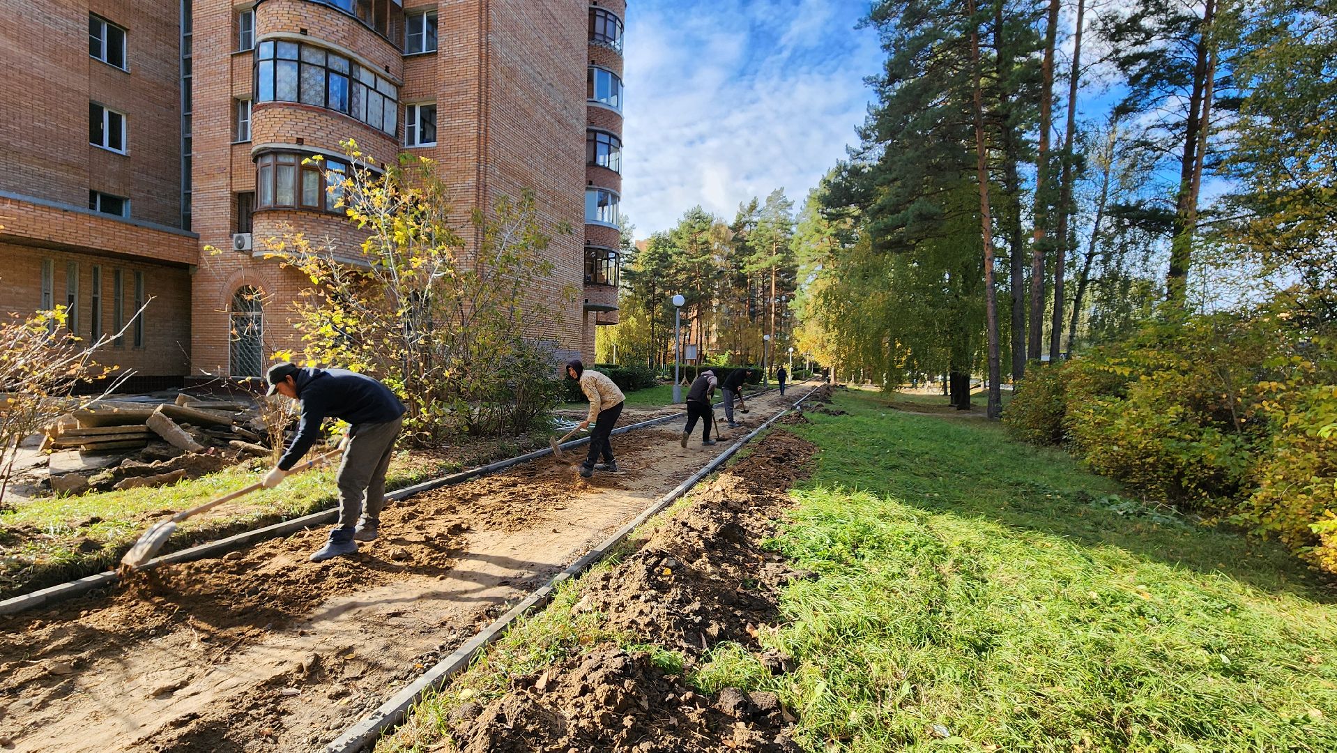 протвино, серпухов, благоустройство, пешеходная дорожка, работы,