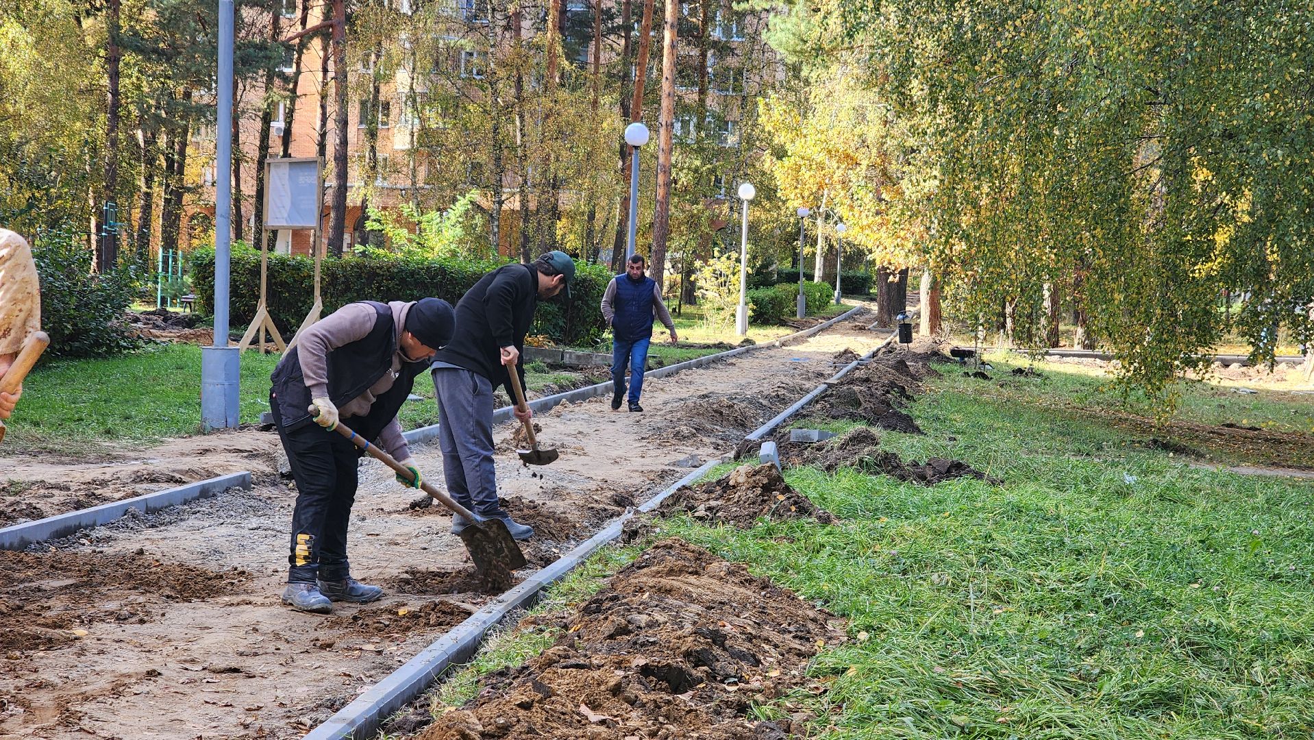 протвино, серпухов, благоустройство, пешеходная дорожка, работы,