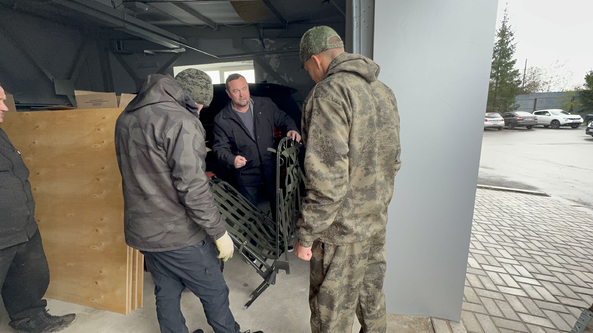 Солнечногорск, помощь бойцам, гуманитарная помощь, жители, военнослужащие,