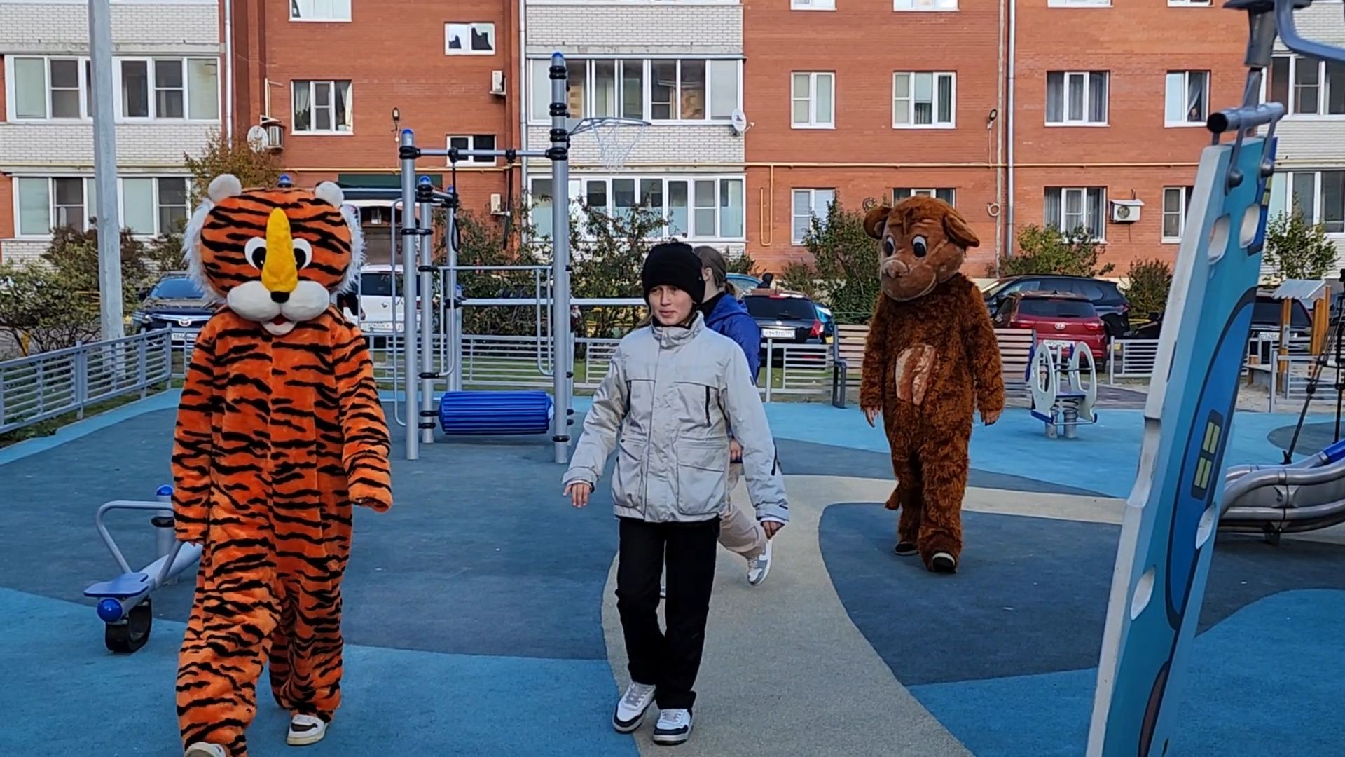 Бронницы, Открытие детской площадки, Новая детская площадка по губернаторской программе, Новая игровая площадка в Комсомольском переулке,