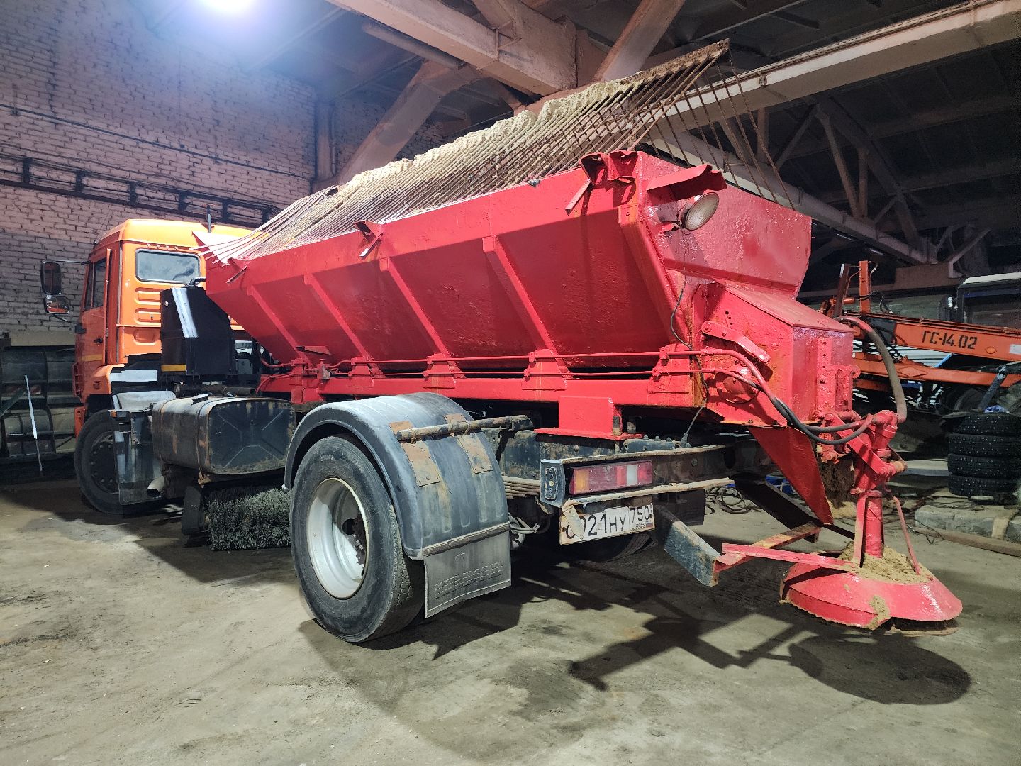 черноголовка, зимний период, Коммунальные службы, снегоуборочная техника,