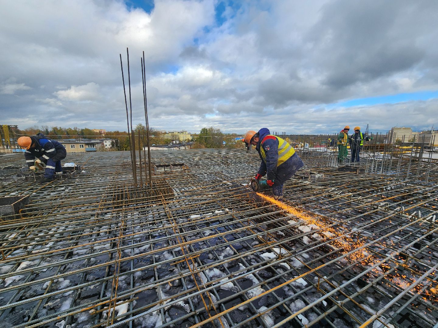 Чехов, улица Мира, детская поликлиника, строительство, монолитные работы, нацпроект здравоохранение, минстрой мо,