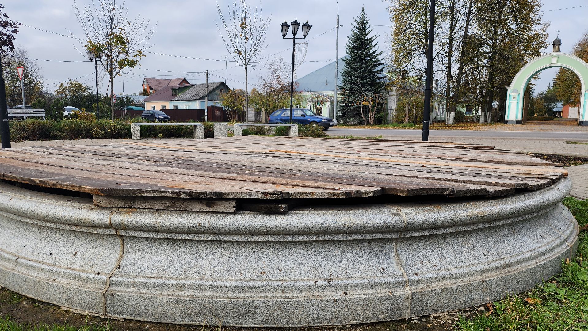 консервация фонтанов, сезон фонтанов, коммунальные службы, Старая Купавна,