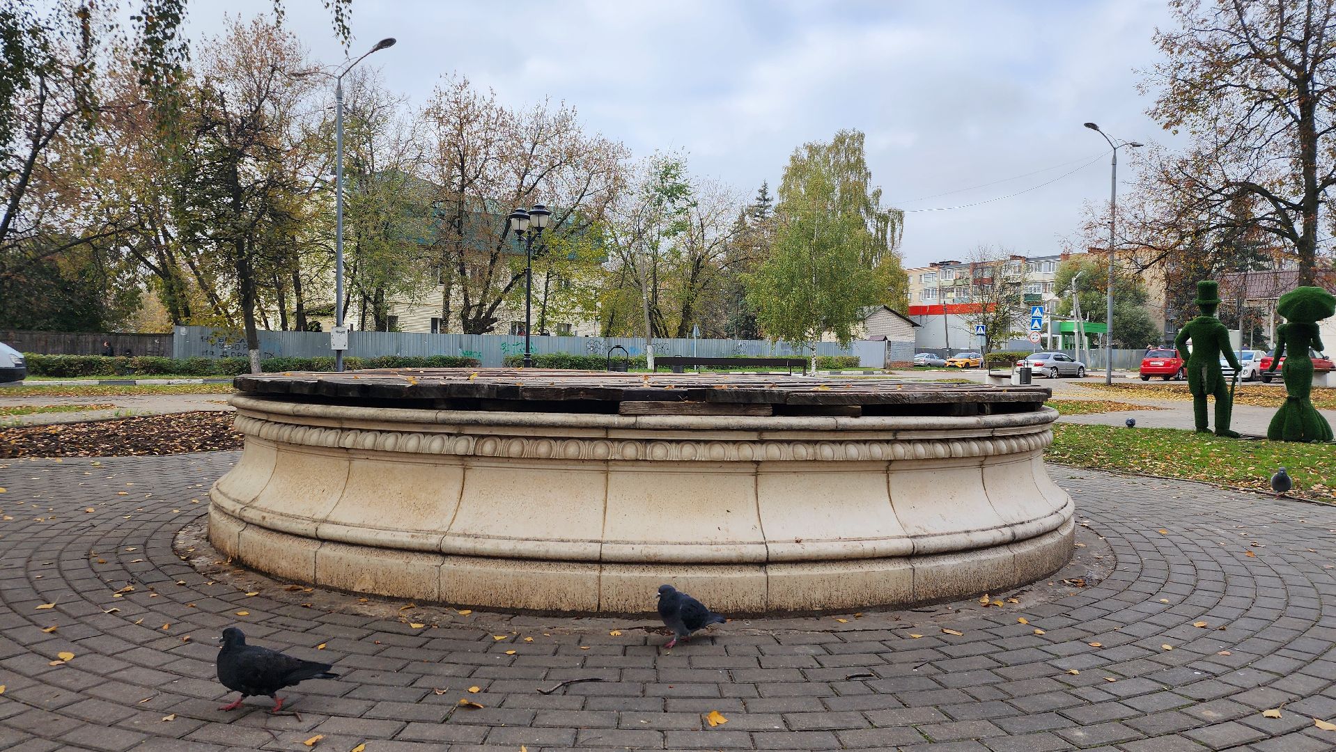 консервация фонтанов, сезон фонтанов, коммунальные службы, Старая Купавна,