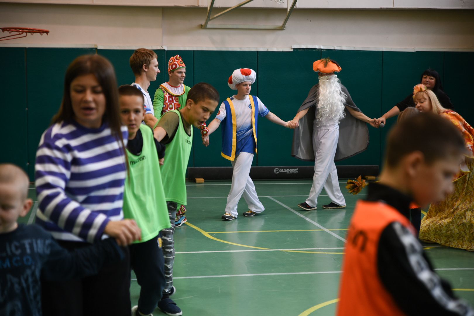 Бронницы, Коломна, Праздник для детей, Студенты Бронниц в детском доме Коломны, Спортивный праздник в детском доме,