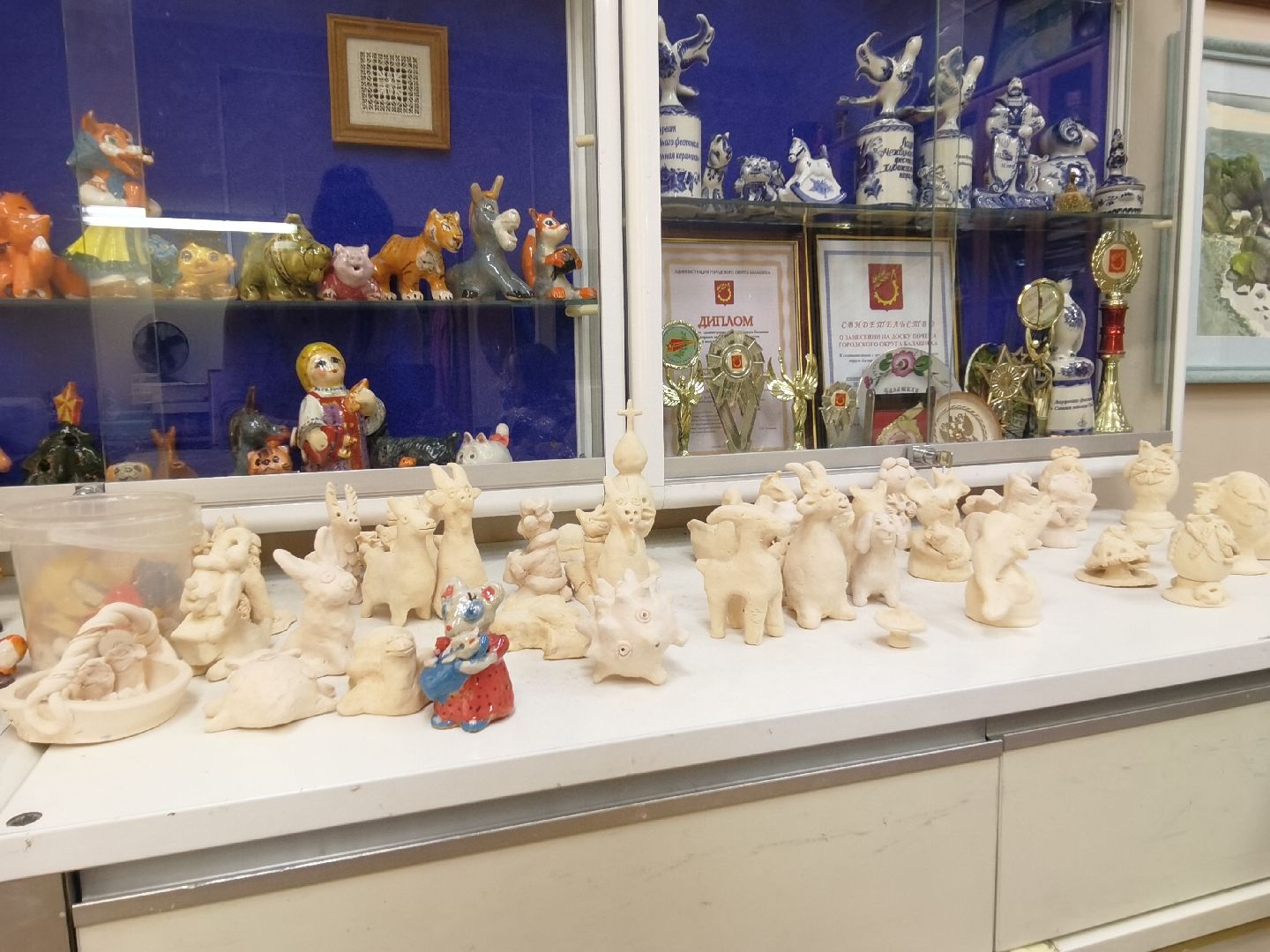 Балашиха, Центр искусств и ремёсел, гончарная мастерская, декоративная роспись, пасхальные корзинки, глиняные яйца, керамика, Пасха