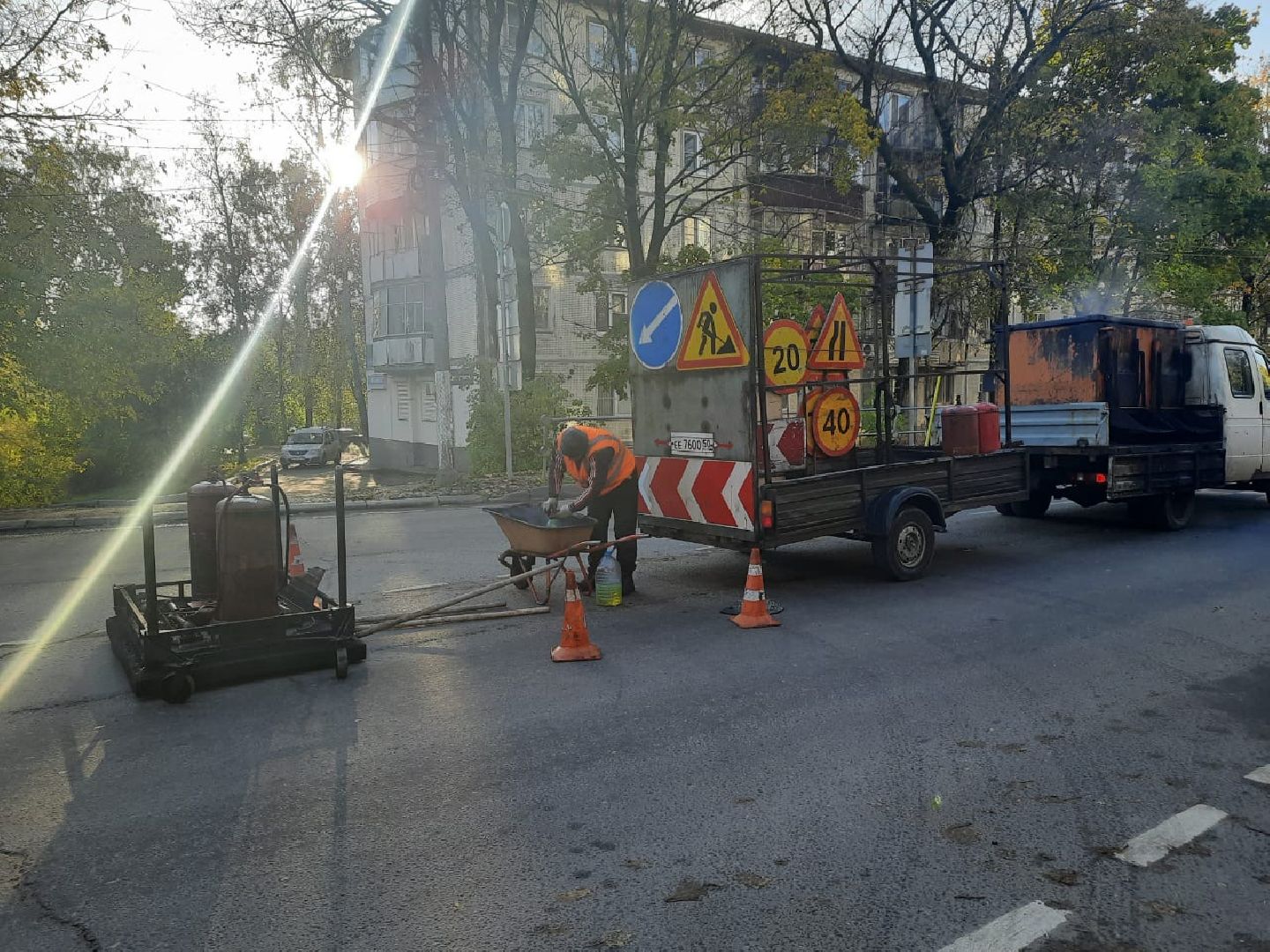 Ремонт, Дорога, Ремонт дороги,