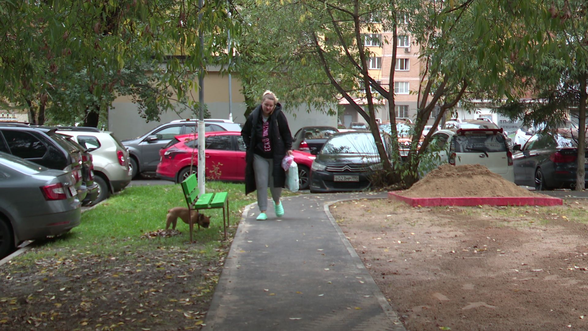 Реутов, новый асфальт, тротуар, проезжая часть, детская площадка,