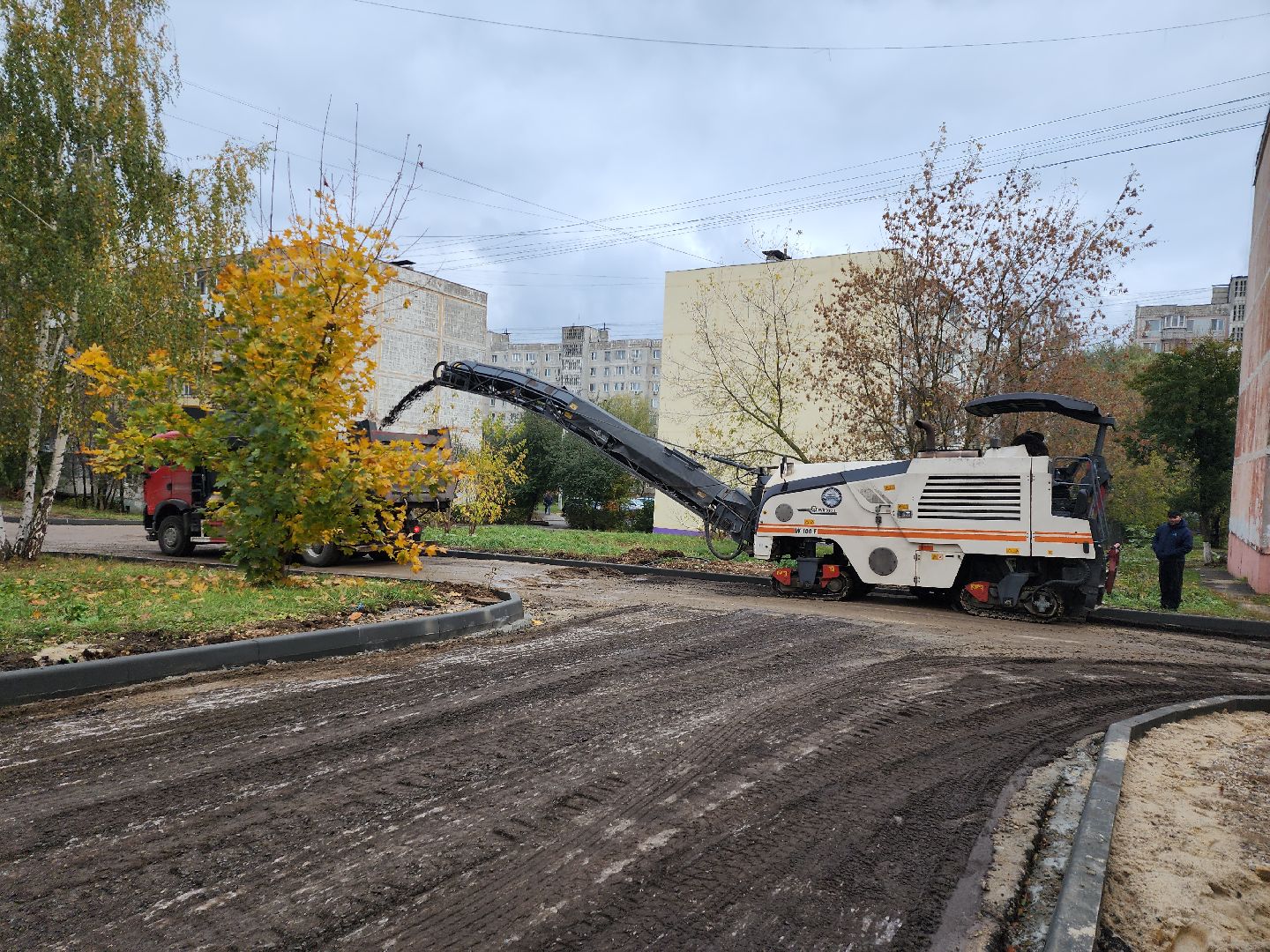 серпухов, подмосковье, комплексное благоустройство двора,