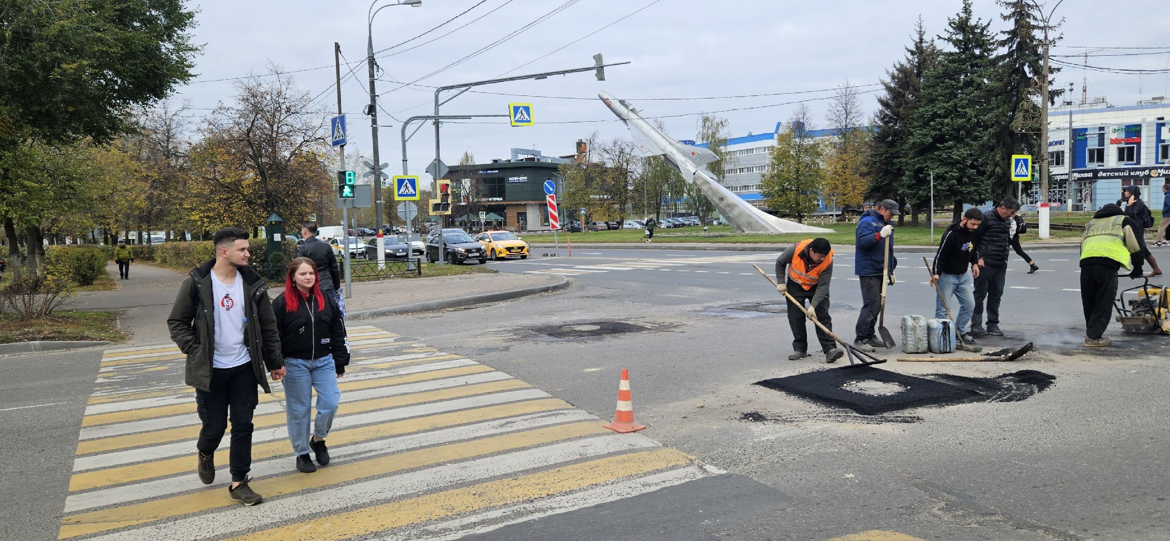 ремонт дороги, Жуковский, благоустройство,