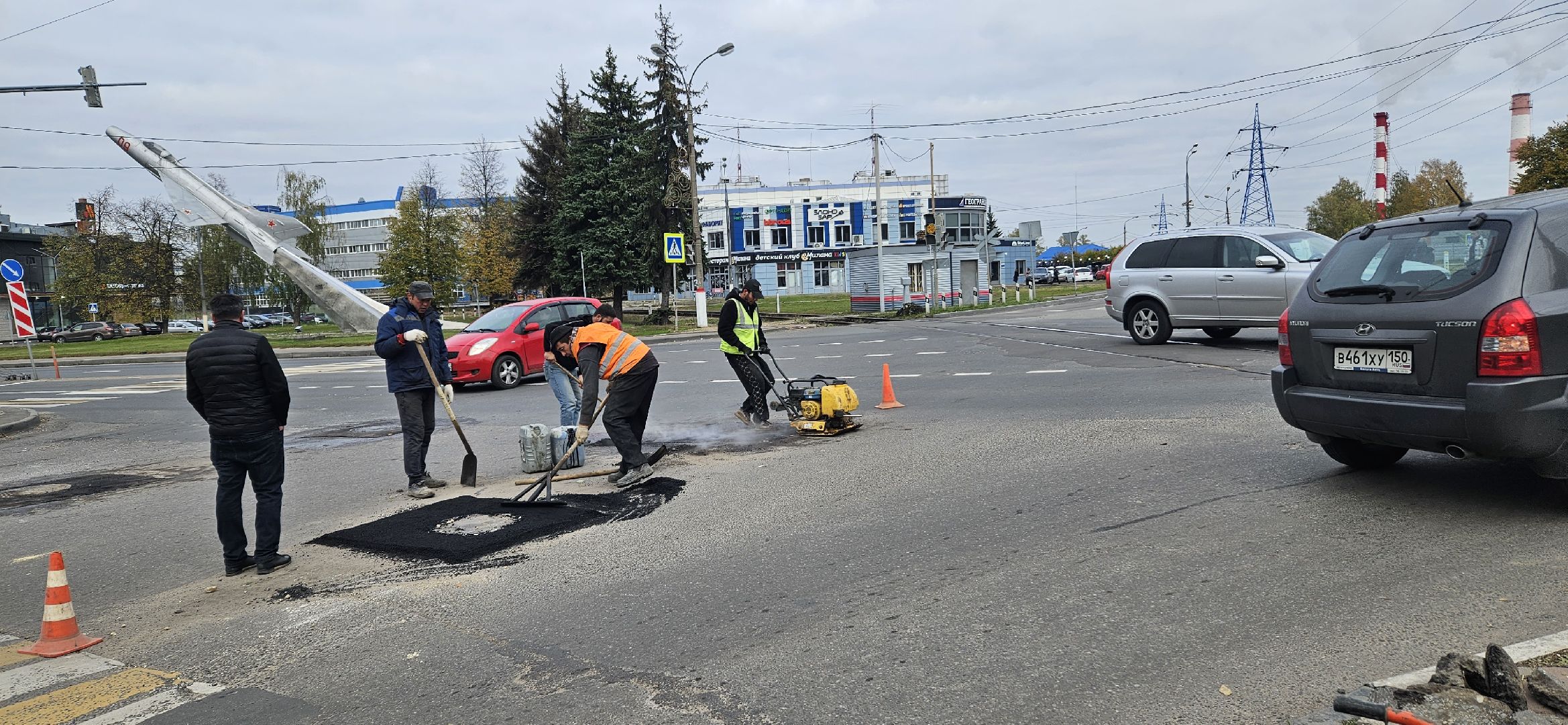 ремонт дороги, Жуковский, благоустройство,
