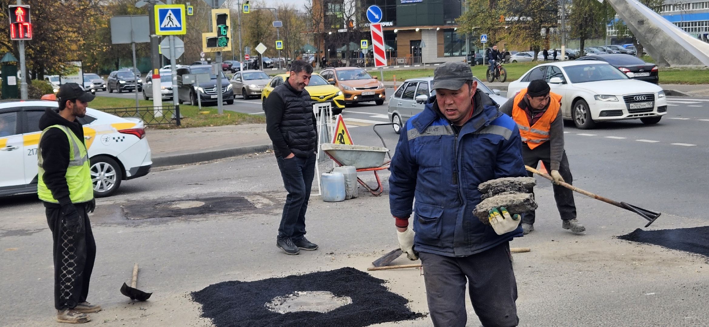 ремонт дороги, Жуковский, благоустройство,