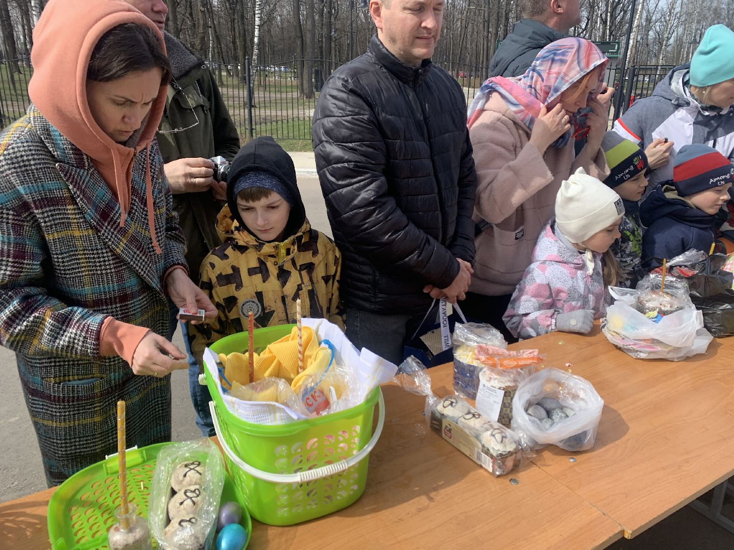 Балашиха, Пасха Христова, освящение куличей, Главный храм Росгвардии