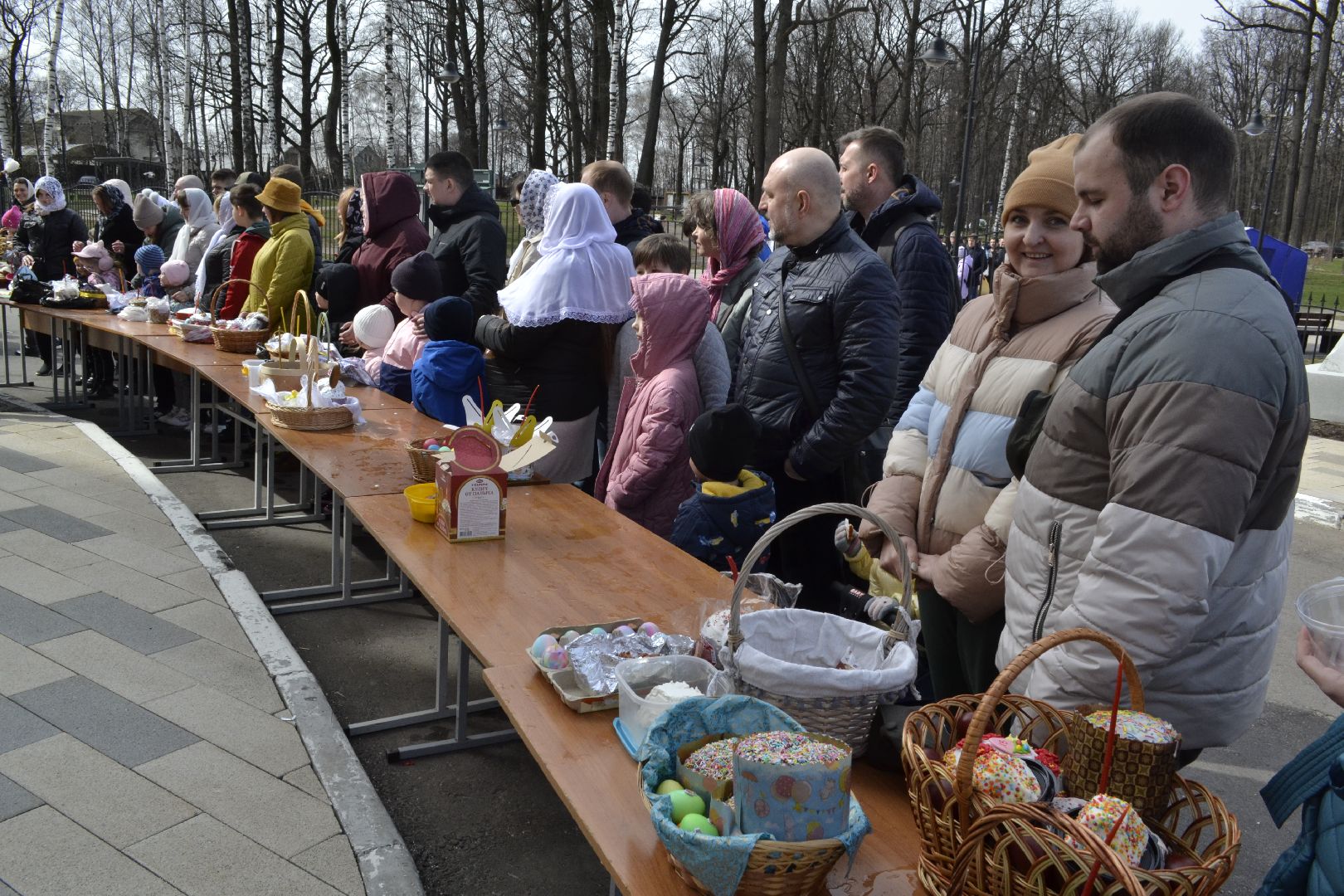 Балашиха, Пасха Христова, освящение куличей, Главный храм Росгвардии