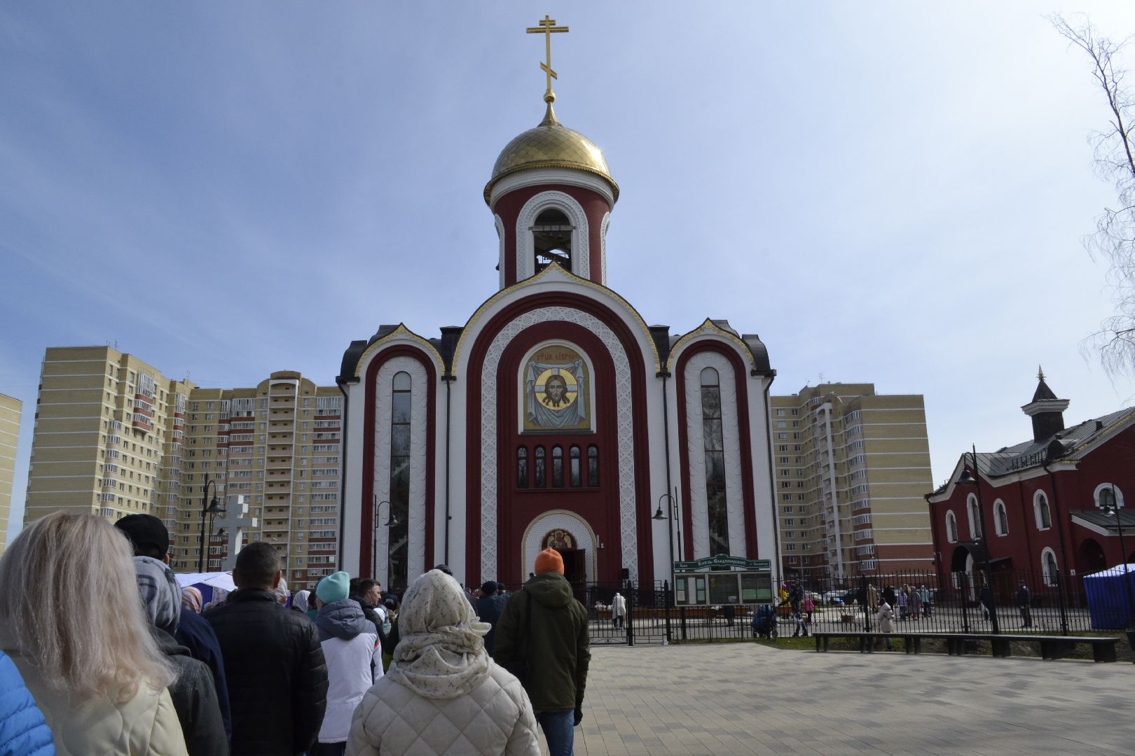 Балашиха, Пасха Христова, освящение куличей, Главный храм Росгвардии