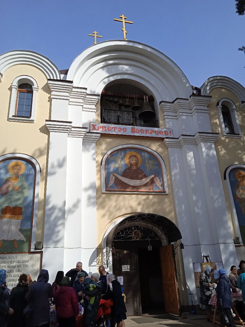 Пасха, праздник, Космо-Дамианский, храм, освящение, куличи, яйца