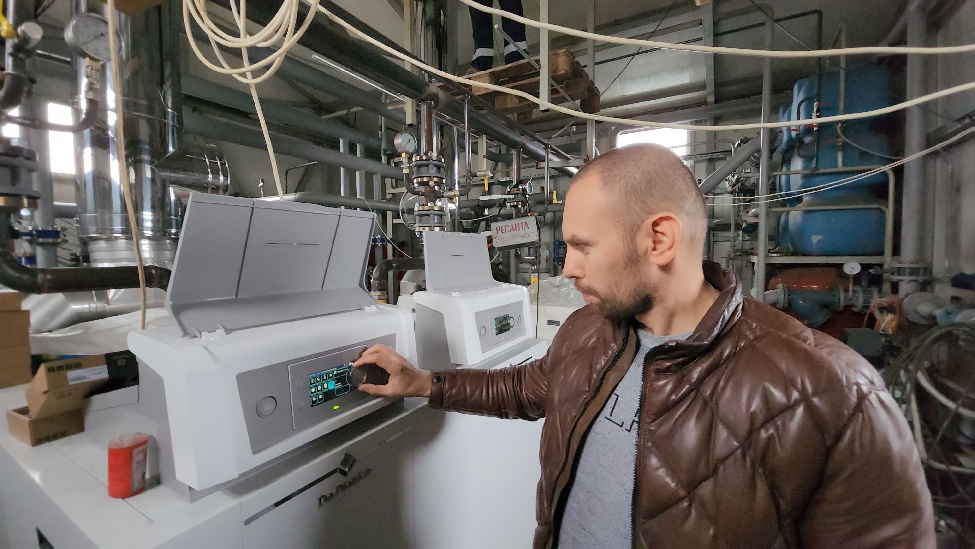 серпухов, крышная котельная, запуск котельной, отопление, улица юбилейная,