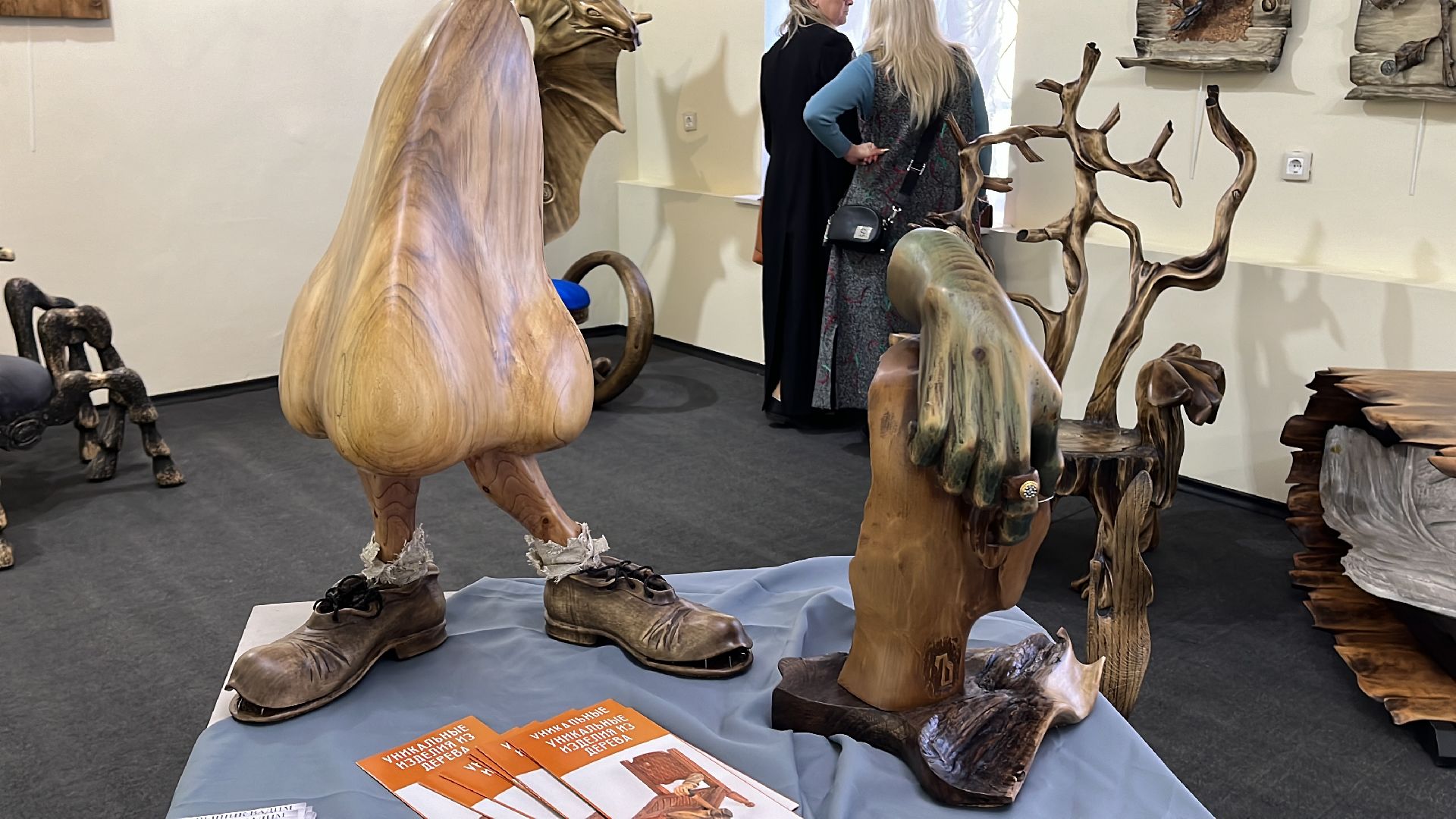 волоколамск, Волоколамский кремль, выставка, Художественная обработка дерева,