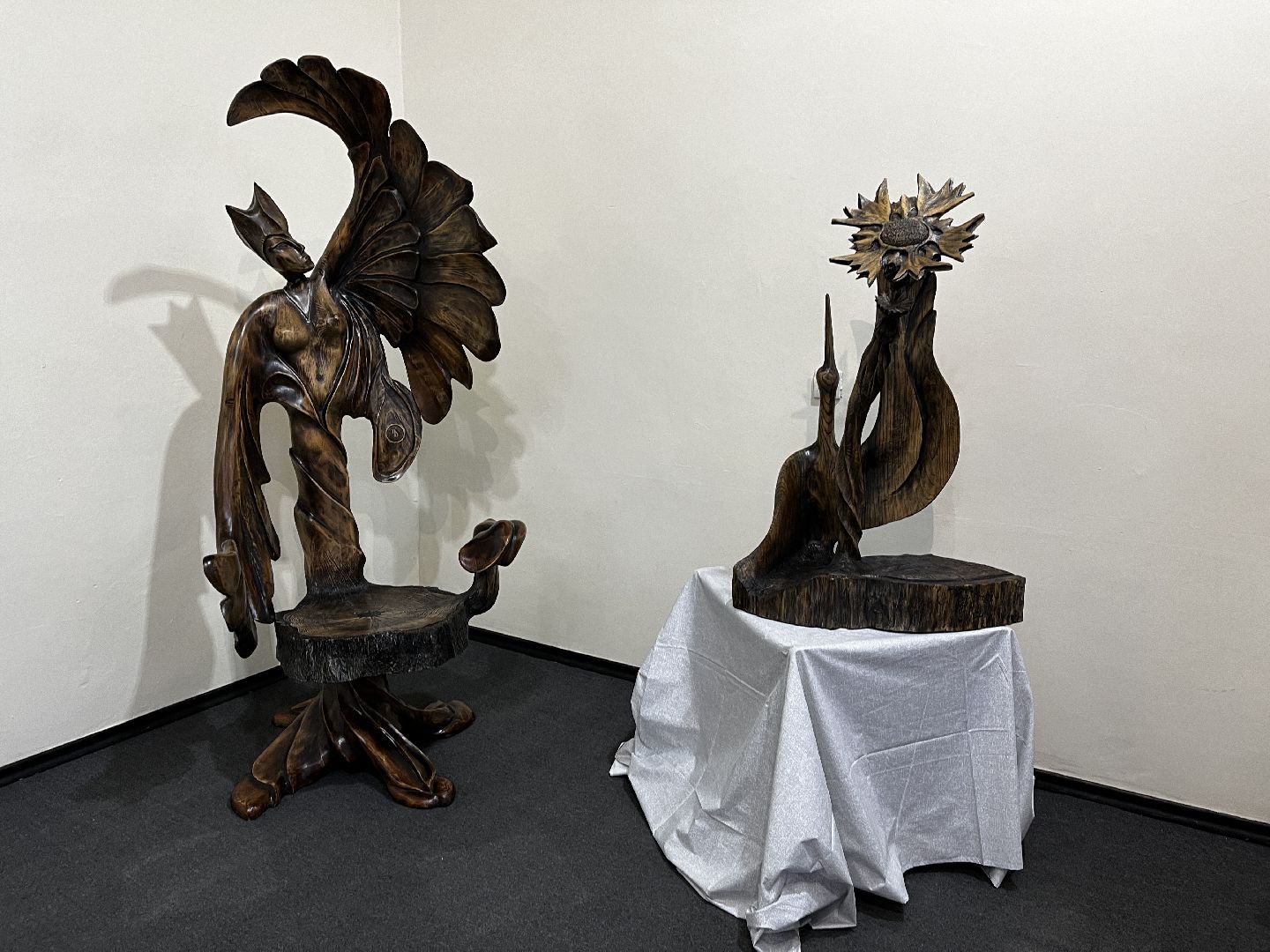 волоколамск, Волоколамский кремль, выставка, Художественная обработка дерева,