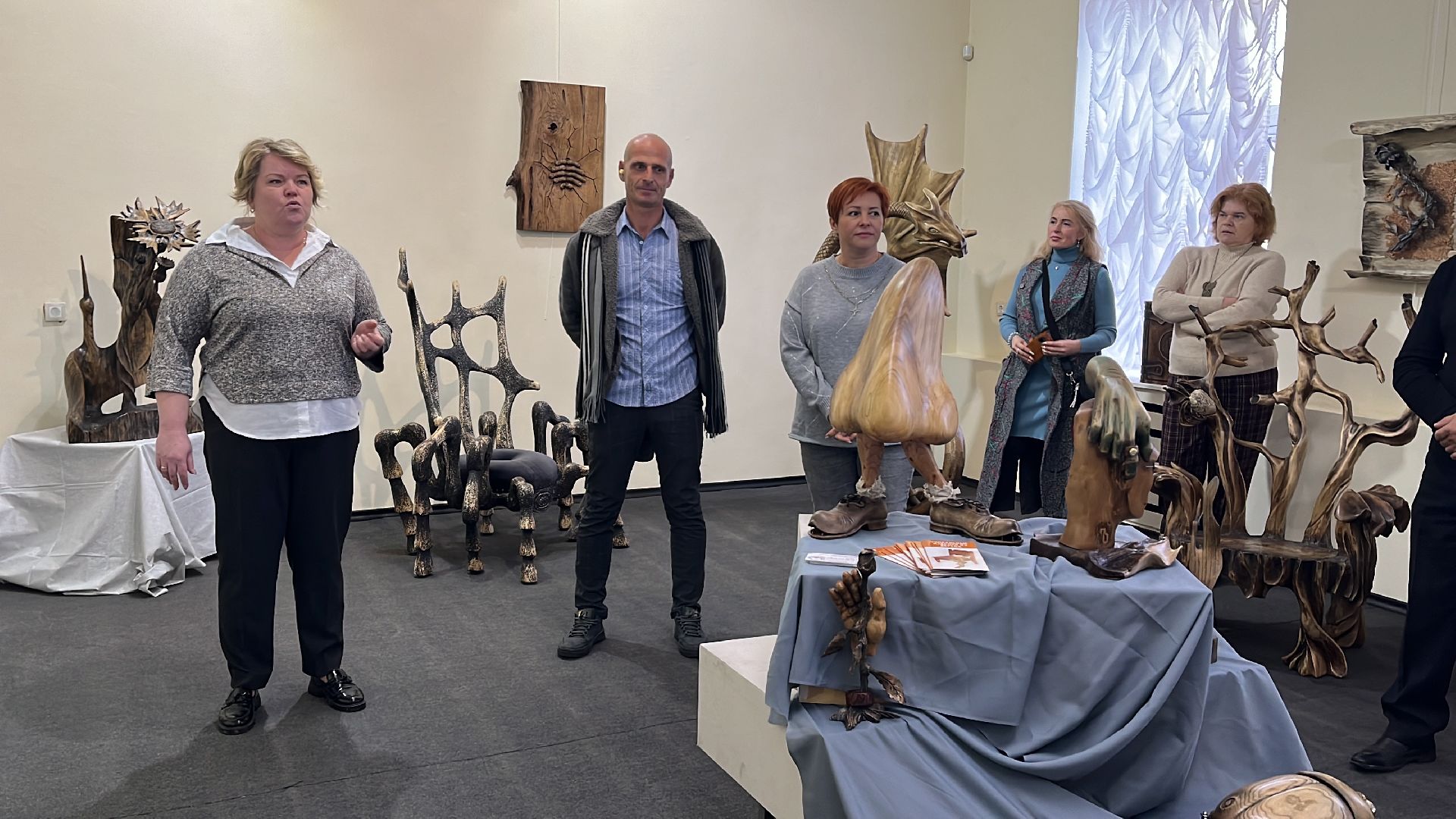 волоколамск, Волоколамский кремль, выставка, Художественная обработка дерева,