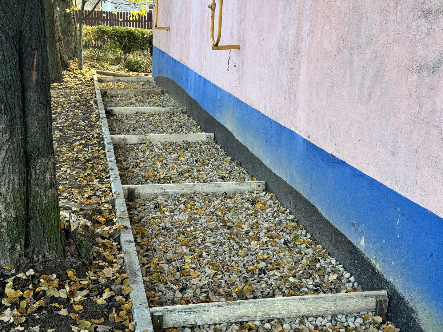 шаховская, отмостка, ремонт фасада, ремонт фасада дома,