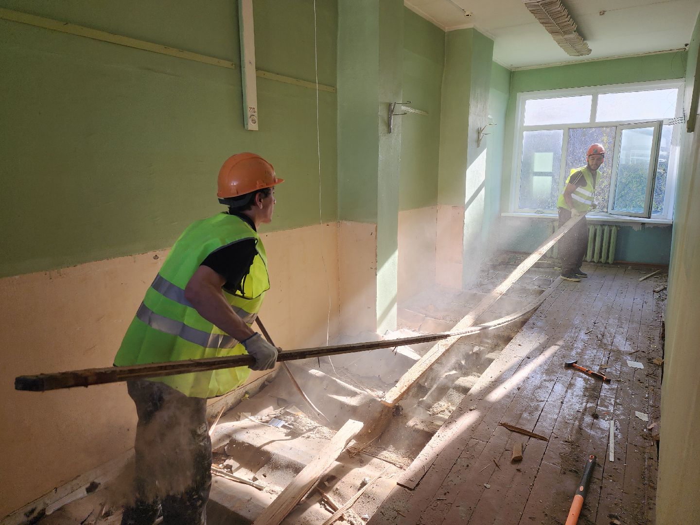 серпухов, подмосковье, капремонт школы, президентская программа,