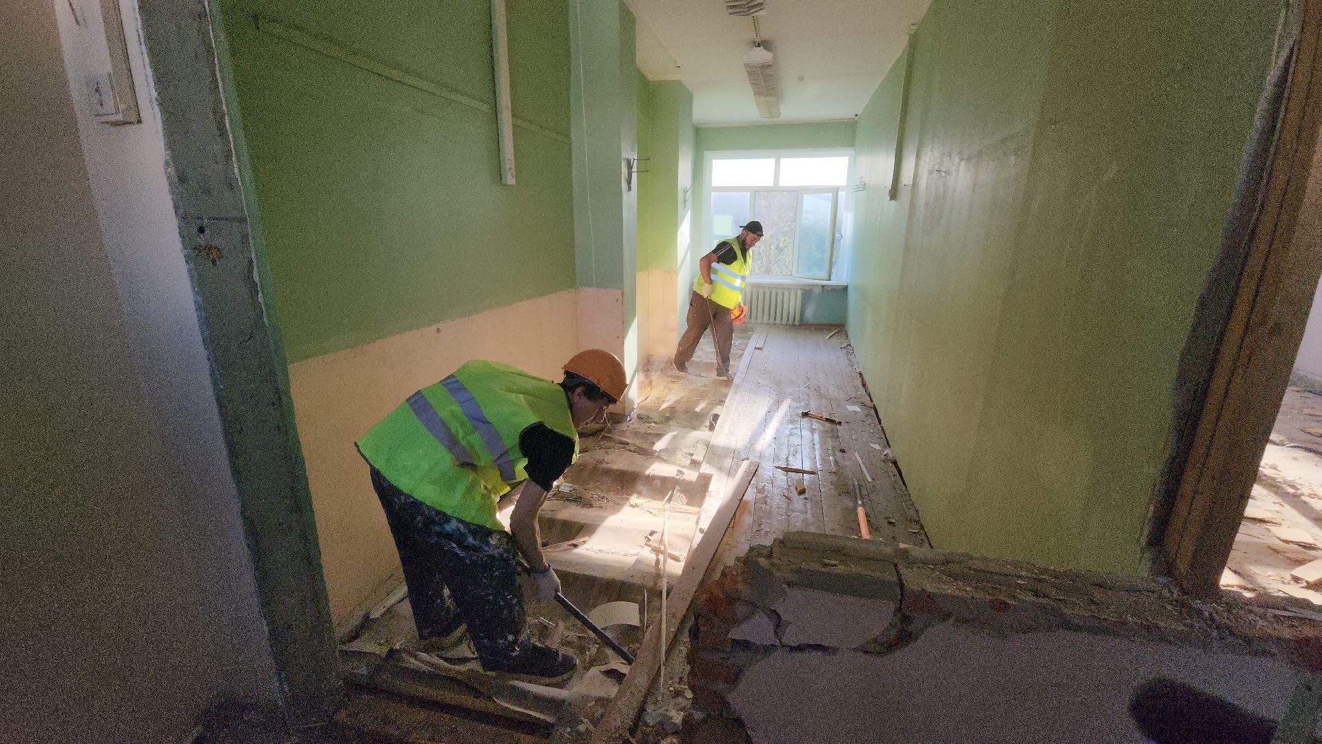 серпухов, подмосковье, капремонт школы, президентская программа,