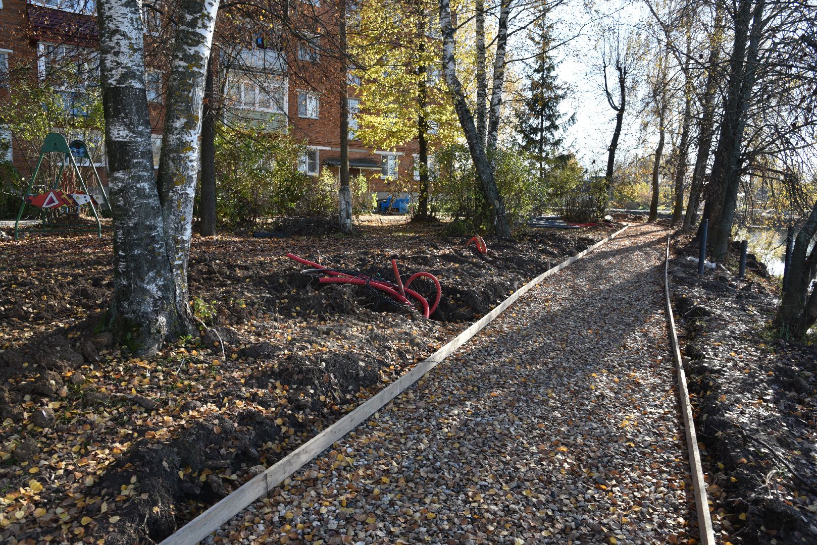 лотошино, благоустройство, формирование комфортной городской среды, красный ручей,