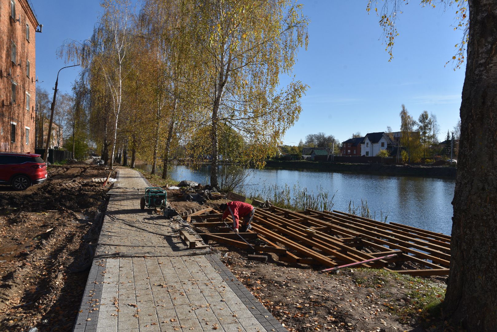 лотошино, благоустройство, формирование комфортной городской среды, красный ручей,