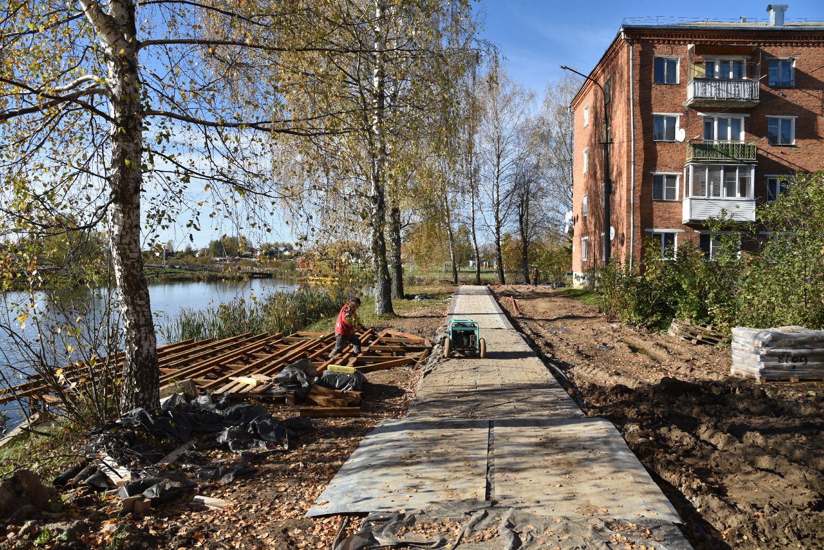 лотошино, благоустройство, формирование комфортной городской среды, красный ручей,