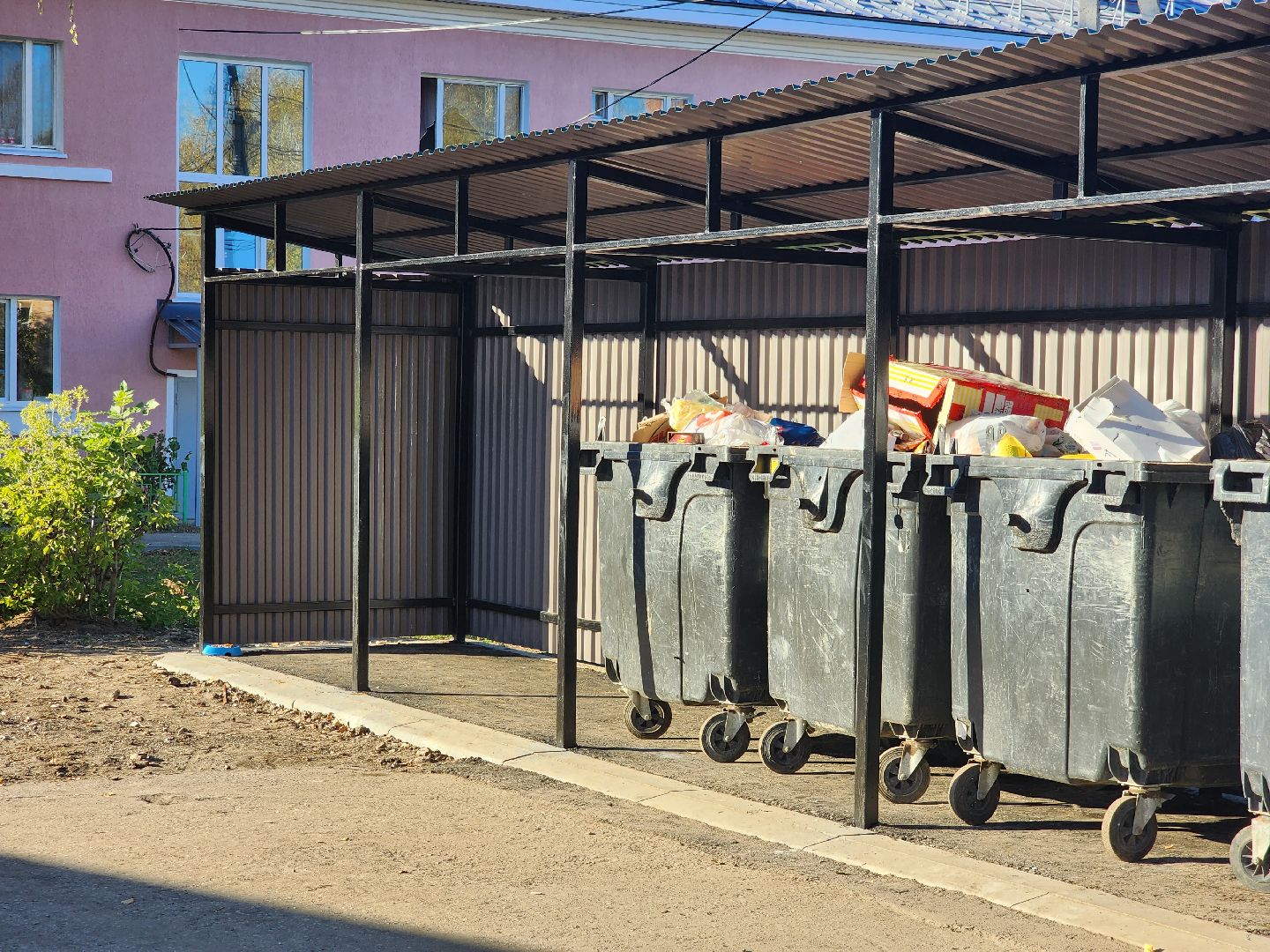 Зарайск, жкх, контейнерная площадка,