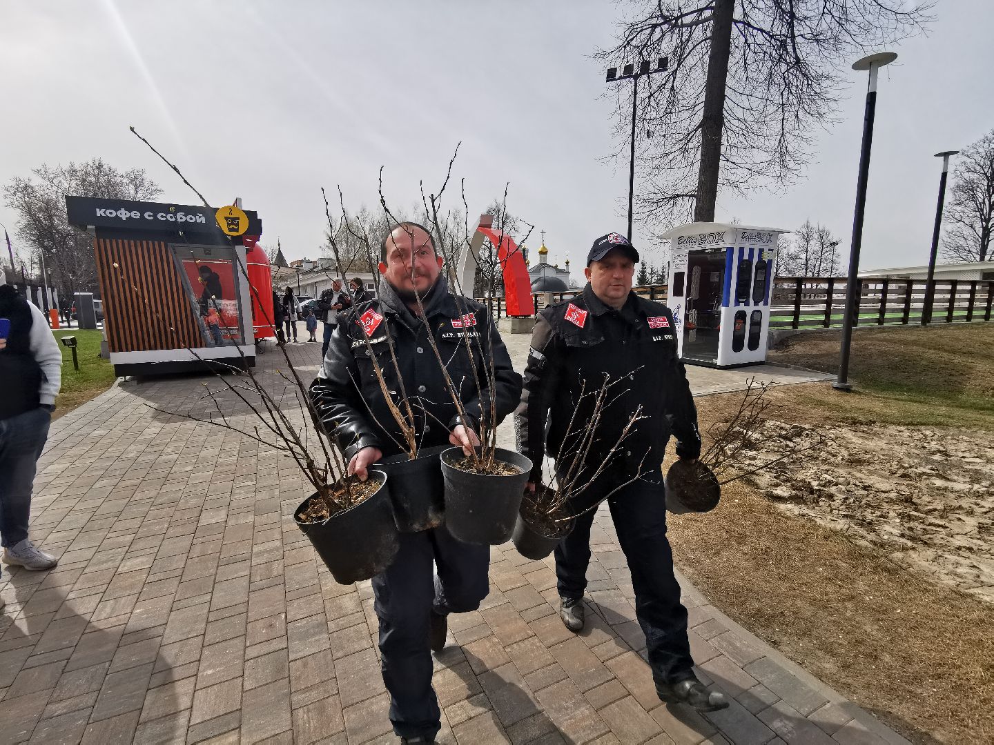 Подольск, парк, субботник