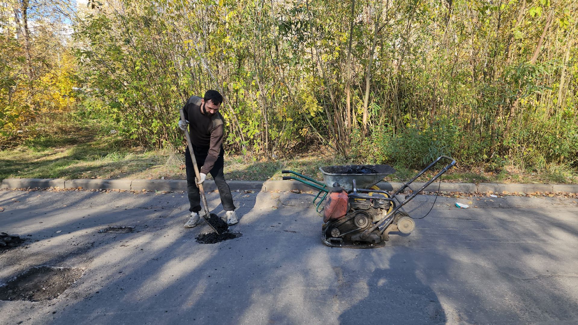 пушкино, ямочный ремонт, добродел, добродел благоустройство, дорога, дворовая территория,