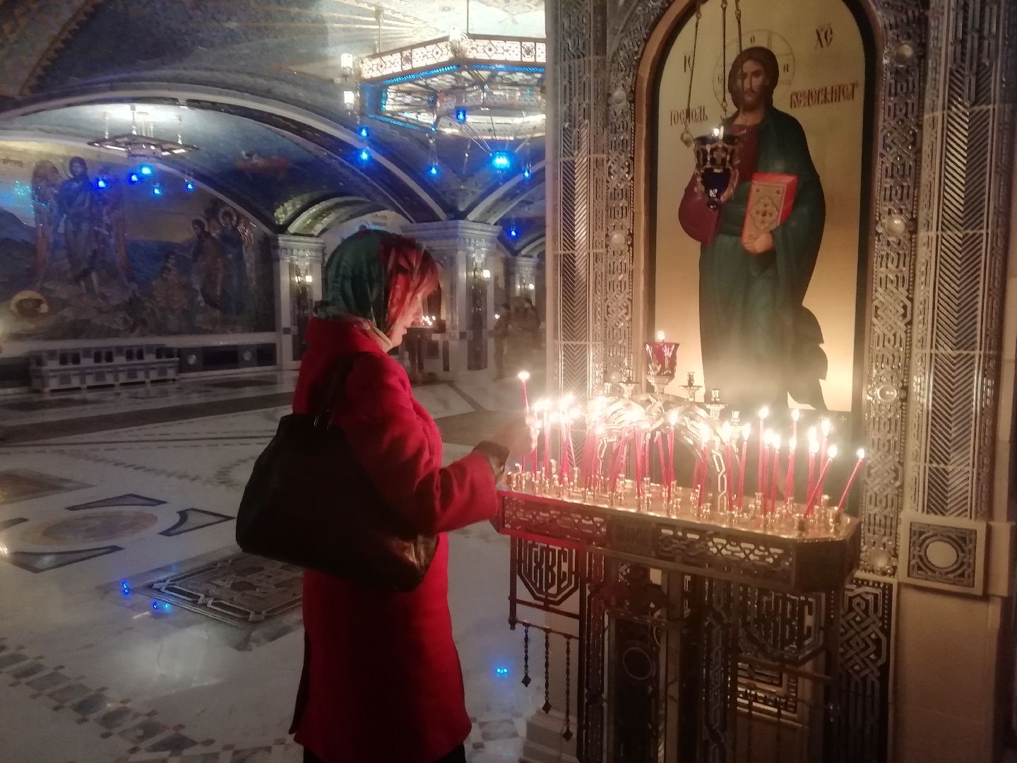 Кубинка, Главный храм Вооруженных сил России, Пасха, освящение куличей, богослужение