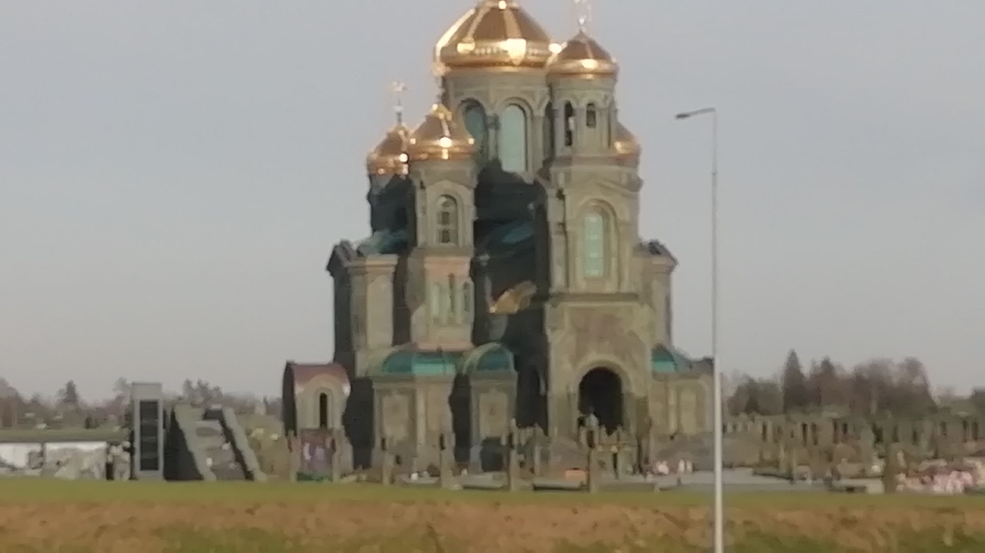 Кубинка, Главный храм Вооруженных сил России, Пасха, освящение куличей, богослужение