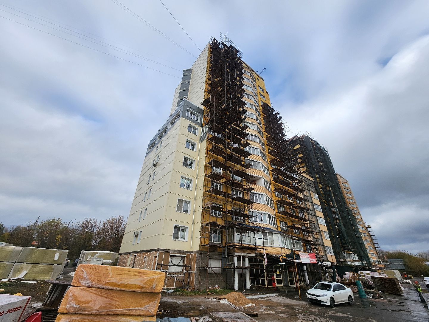 Чехов, улица Дружбы, ЖК Посейдон, капремонт фасада, реконструкция фасада, утепление, теплоизоляция, гидроизоляция, фонд капремонта мо,