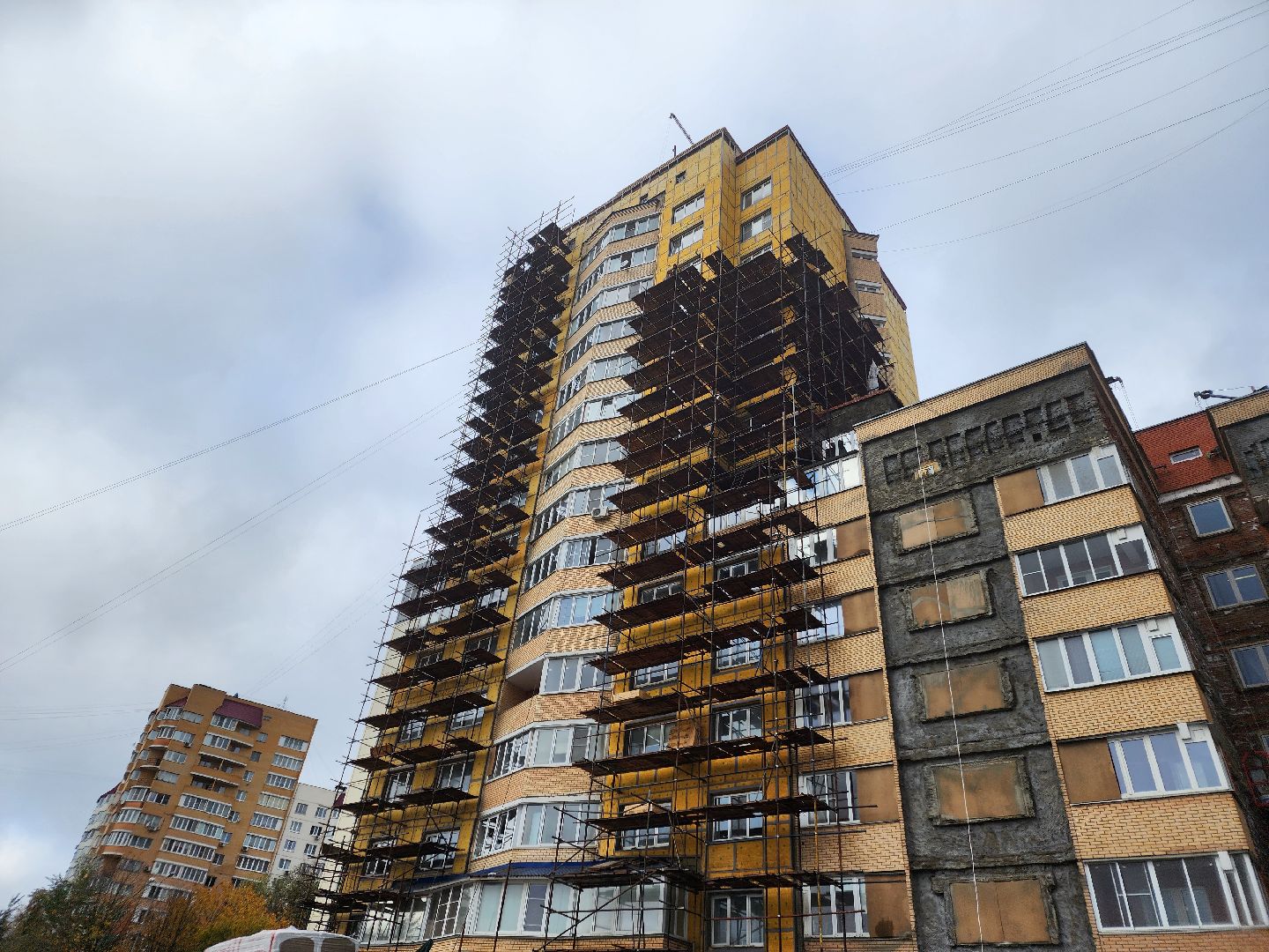 Чехов, улица Дружбы, ЖК Посейдон, капремонт фасада, реконструкция фасада, утепление, теплоизоляция, гидроизоляция, фонд капремонта мо,