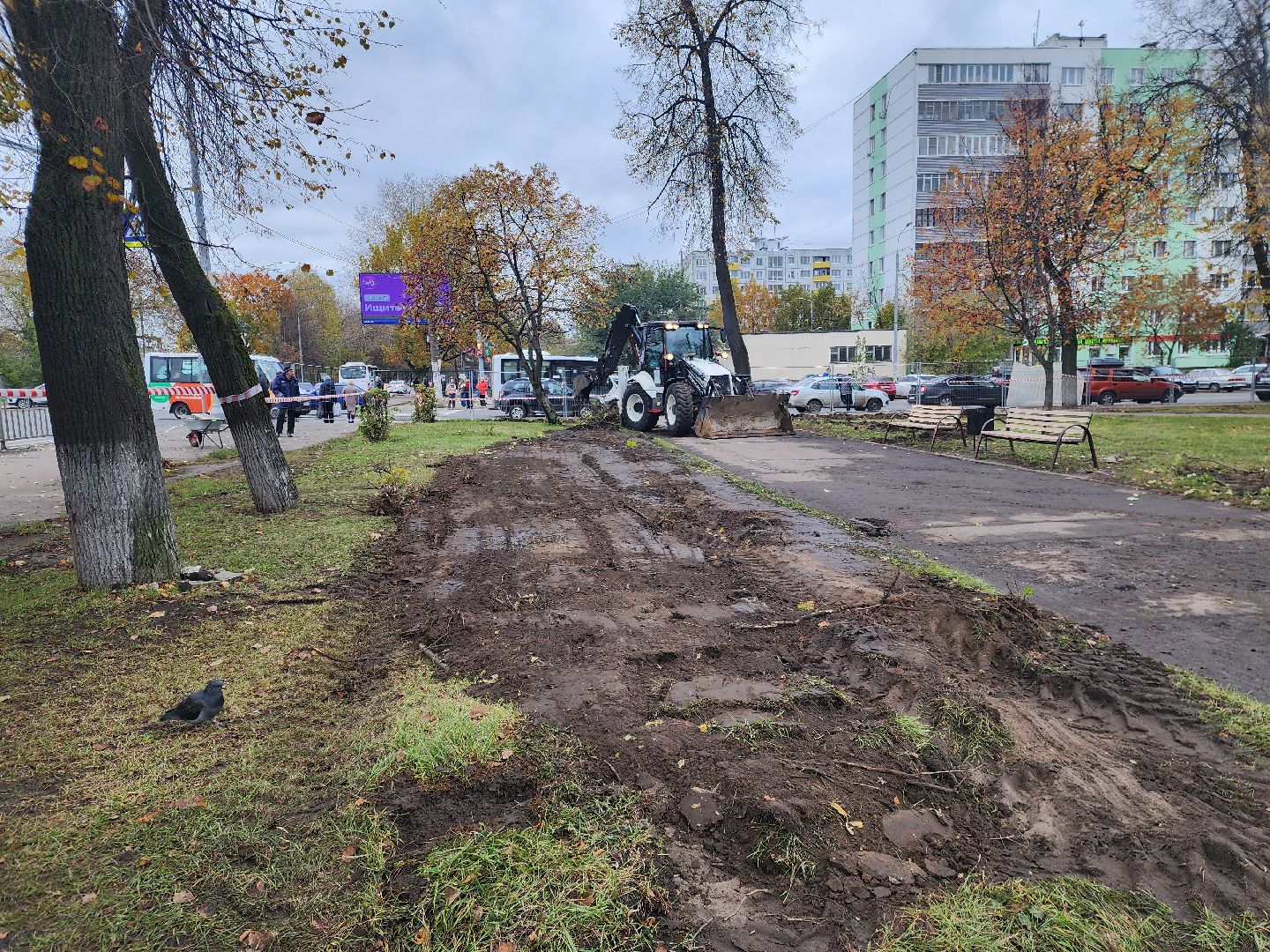 ногинск, благоустройство, сквер, реконструкция сквера, жители, общество,