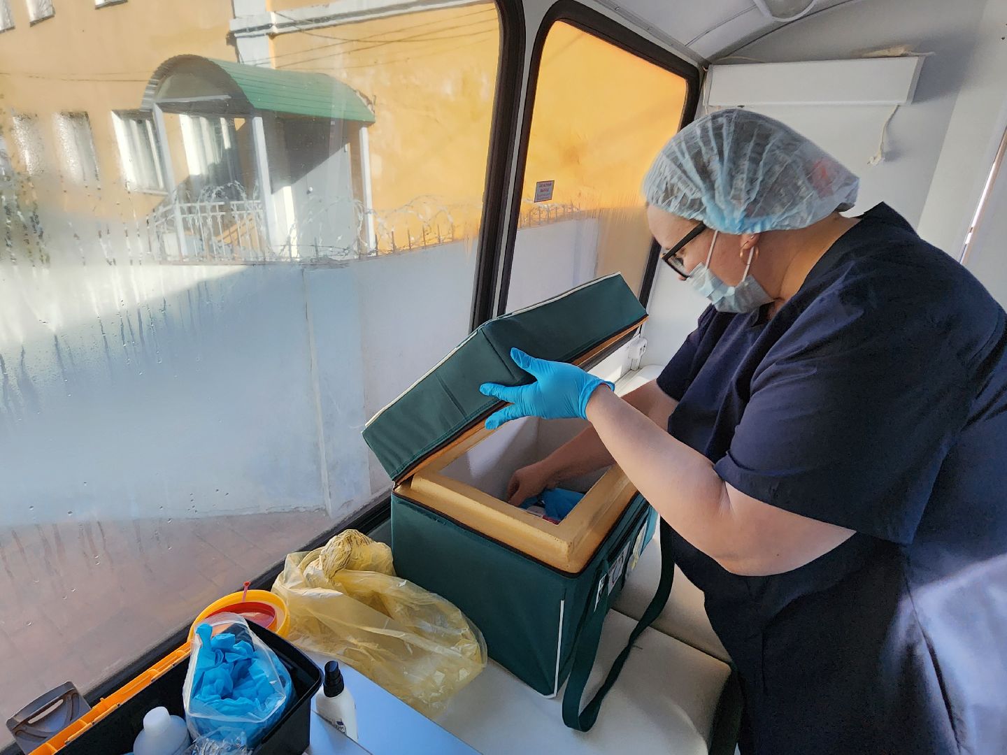 Чехов, передвижной фап, мобильный медицинский пункт, фельдшерско-акушерский пункт, вакцинация от гриппа, прививки от пневмонии,