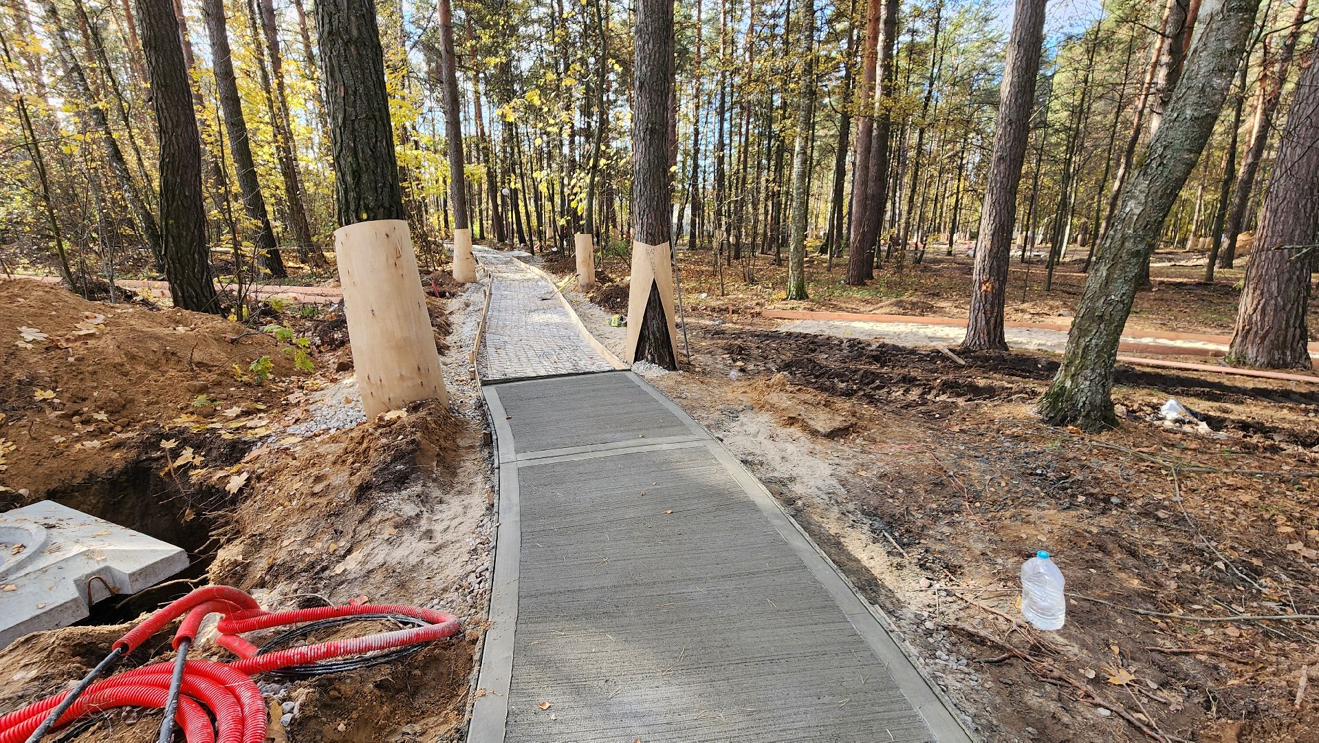 протвино, благоустройство, бетонирование дорожек, общественное пространство сказка, сказка в протвино,