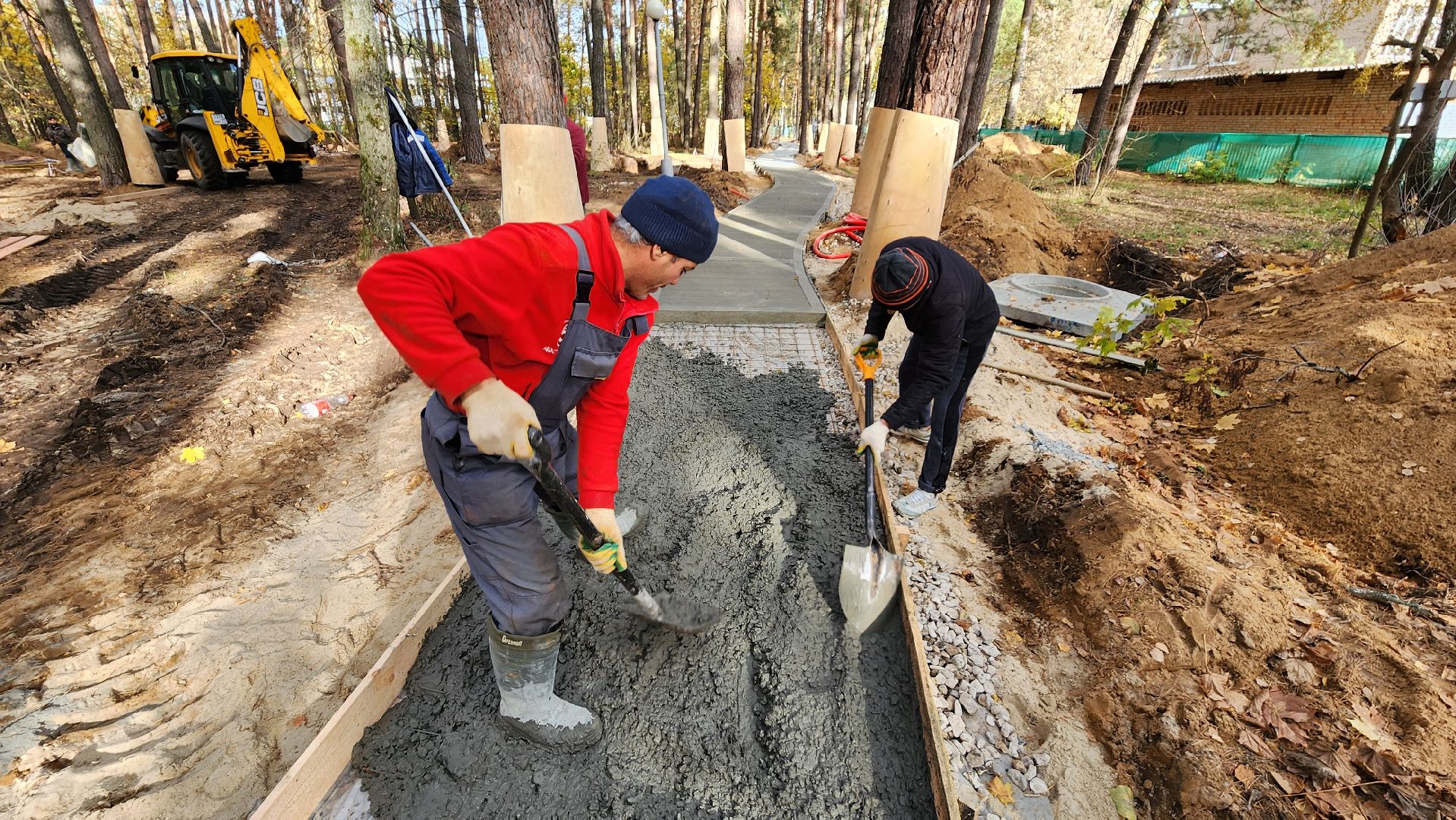 протвино, благоустройство, бетонирование дорожек, общественное пространство сказка, сказка в протвино,