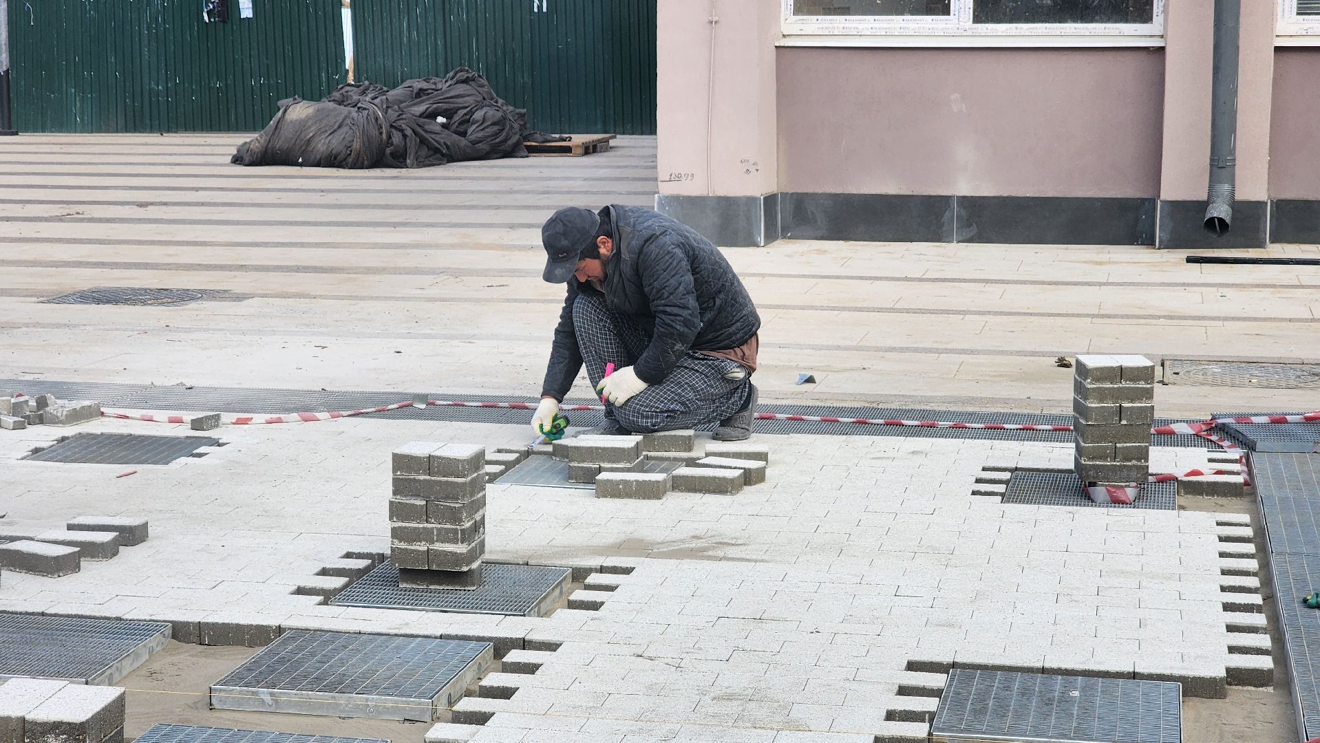 реконструкция дк протон, протвино, строительство, фонтан, сухой фонтан,