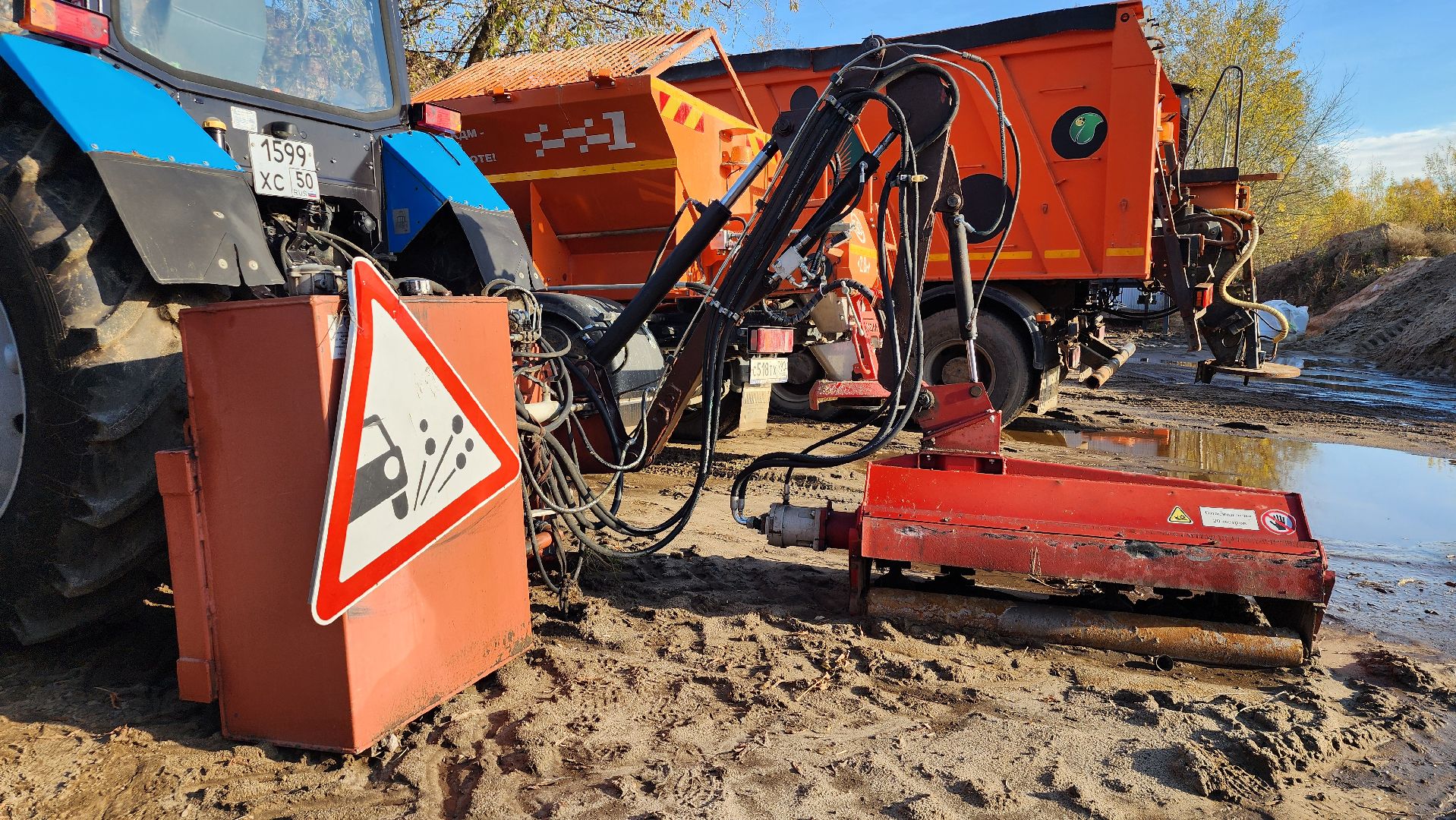 коммунальные службы, подготовка к зимнему периоду, коммунальная техника, Старая Купавна, Богородский городской округ,