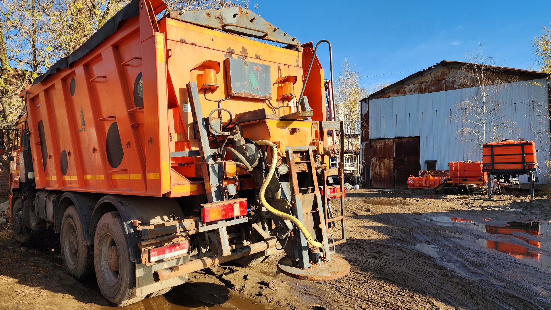 коммунальные службы, подготовка к зимнему периоду, коммунальная техника, Старая Купавна, Богородский городской округ,