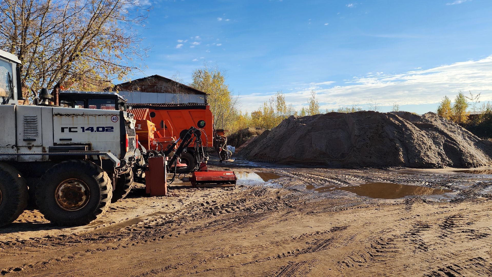 коммунальные службы, подготовка к зимнему периоду, коммунальная техника, Старая Купавна, Богородский городской округ,