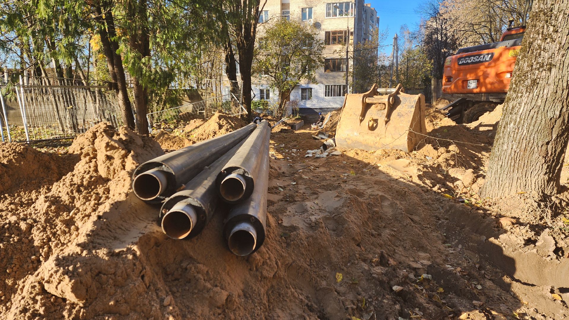 Солнечногорск, ЖКХ, микрорайон Выстрел, отопление, капремонт теплосети,